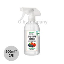 슈가버블 뿌리는 과일야채 세정제, 5개, 1000ml