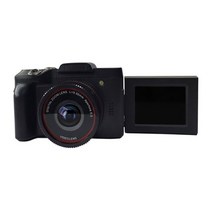 16x 디지털 줌 풀 HD1080P 카메라 전문가 용 1080P HD 비디오 캠코더 Vlog 고화질, Black_Only Camera