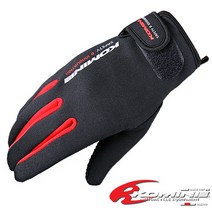 코미네 오토바이 방한 장갑 바이크 겨울 방풍 글러브 보호대 GK-753 RED, RED-M