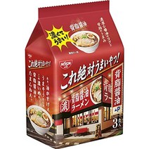 닛신 이것 절대 맛있는 녀석 배지 간장 3 식 팩 300g × 9 봉지 (라면 식품 봉지 국수)