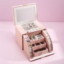 빈티지 오브제 보석 보관함 반지 귀걸이 대용량 다층 상자 메이크업