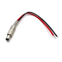 5.5*2.5mm 방수 DC099 5521 DC 전원 잭 소켓 암 패널 마운트 커넥터 금속 너트 스냅, 03 male_01 5.5-2.5mm