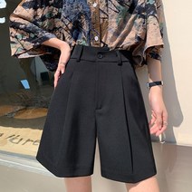 빅사이즈 바지 여성골프웨어 기본 큐롯 5XL 팬츠 여자 밴딩 5부 반바지 66 77 88 골프옷 기지바지