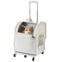캐리어 이동장 강아지 고양이 고양이 강아지 반려동물 백팩 슬링백 이동가방, 그레이