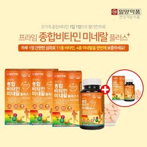 온가족 남녀노소 종합 영양 공급 면역력 증진 에 좋은 고함량 생활 활력 에너지 약국 멀티 비타민 미네랄 영양제, [3+1] 2년분