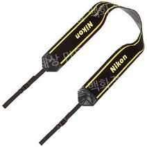 니콘 Nikon 넥스트랩 60mm 와이드 스트랩 로고 옐로우 6919 일본 발매, 단품