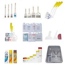 페인트 부자재 용품 신나모음 붓 로라 헤라 마스크 퍼티 마스킹 커버링 스프레이 젯소 사포 트레이 사각통 장갑류, 67. 흑색착색 (나바켐)