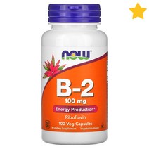 나우푸드 B-2 비타민 100mg 베지 100정, 1개, 기본