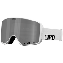 Giro 스키고글 Method Low Bridge Fit Goggles, White Wordmark/Vivid Onyx+Vivi