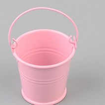 양철 화분 디자인소품미니식물화분 미니양철통, 핑크