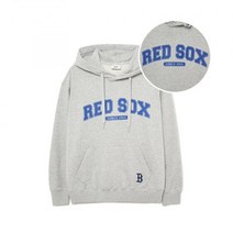 MLB 엠엘비 바시티 오버핏 후드티 BOS Melange Grey 3AHDV0134-43MGS