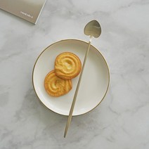 놋담 방짜유기 하트 롱 티스푼, 없음