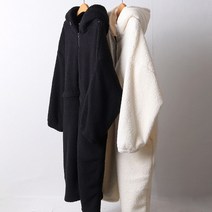 아이우먼 빅사이즈사랑해요 H012L211 포근양털후드롱집업 RA