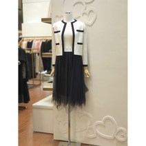 샤틴 가디건 세트 샤 스커트 원피스