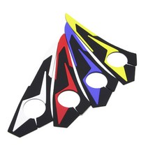 락모터스 바이크 NMAX 21년식후 카울 사이드 데칼 스티커 탱크 프론트 커버 엠블럼 오토바이 튜닝용품, NMAX어퍼사이드스티커(블루), 1개