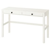 이케아 PC책상 HEMNES 헴네스 책상+서랍2 화이트 스테인 120x47 cm
