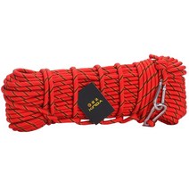 10mm 3KN 야외 구조 로프 등반 안전 Paracord 보험 탈출 로프 야생 트레킹 캠핑 빨랫줄 생존 장비, 20m 1pcs