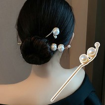 일호장신구 진주 방울 이슬 꼬임 비녀 돌잔치 셀프웨딩 연주회 헤어악세서리