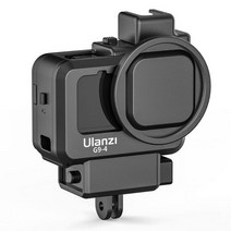 Ulanzi G9-4 GoPro 10 9 플라스틱 카메라 케이지 GoPro Hero 9 Black 하우징 케이스 Mic and Fill Light 콜드 슈 Vlog 액세서리, GoPro9 Case_CHINA, GoPro9 케이스