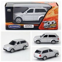RMZ-시티 1:64 다이트 금속 장난감 스카니아 트럭 자동차 모델 BMW 폭스 바겐 벤스 도요타 포드 SUV 스포츠, 10 L R Range-Silver