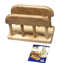 DHK 원목 도마꽂이 1구 나무 도마렉 도마 홀더 거치대 건조대 받침대