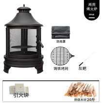 펠릿난로 화목 난로 캠핑 불멍 야외 스토브, 오븐 패키지 2
