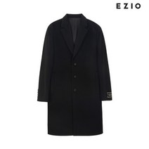 이지오 캐시미어 블랜드 체스터 코트 블랙 F7HC709