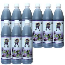 청솔 포도 음료베이스 835ml / 과일원액, 9개
