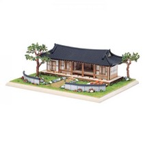1:87 목재 입체퍼즐 - 영공방 디오라마 기와 5칸, 본 상품 선택하기, 1개