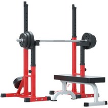 하체운동 핵스쿼트 머신 파워 랙 벤치프레스 기구 렉 조절가능한 장비 머신, 스플릿스쿼트랙