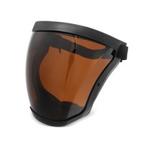 화생방방독면 방연 방독면 마스크 고투명 고화질 풀페이스 김서림 방지 분진 샌딩 헤드 기름, 09 【용접 추천】블랙테두리 컬러칩