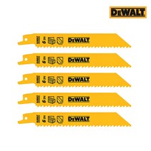디월트 일반 컷쏘날 컷소날 톱날 절단 DW4850 6인치 5입 6TPI PVC 목재
