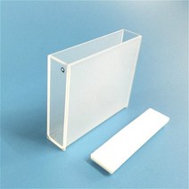 Lab Tools 사이언스툴 실험기구 석영 흡수 셀 50mm 석영 큐벳 액체 샘플 셀 분광 광도계 용 17.5 ml Frit Sintering Technology 2 PK