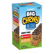Quaker - Granola Bars 퀘이커 빅츄 그래놀라바 2가지맛 36개입