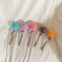 개달당 캣닢 마따따비 춥스 뜨개 막대사탕 고양이 캣닢 장난감, 1개, 초코
