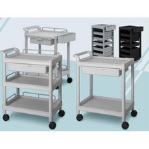 외식업체 실험실 과학실 다용도 카트 배식카 서빙카트, 1개, CART-201J