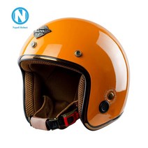 나폴리 Napoli helmet 오픈페이스 SH 루비 유광 오렌지 안전 인증 스쿠터 바이크 헬멧 소두핏 하이바 레트로 클래식 텐덤 반모 킥보드, 기본 헬멧(유광 오렌지)