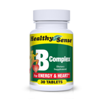 매이슨네츄럴스 헬시 센스 B 콤플렉스 글루텐 프리 무설탕 타블렛, 30개입, 1개, 30정