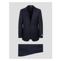 로가디스 로가디스 COUTURE GUABELLO 울 솔리드 수트 - 네이비