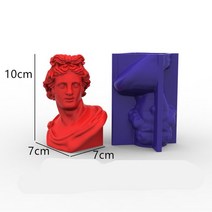 비너스조각상 조형물 장식품 인테리어 오브제 석고 3D 아트 헤라 아테나 동상 실리콘 양초 금형 그리스 여, 02 NO17381 only mold
