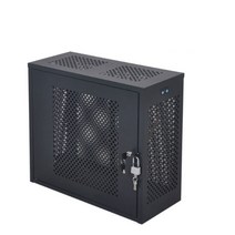 컴퓨터 데스크탑 본체 잠금함 보안 케이스 도난 방지 잠금장치 데이터 보호함, 스몰 55x50x22.8CM + 1개