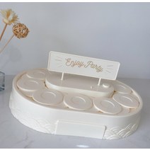 미니 전동 디저트 홈파티 가정용 회전초밥기계 블랙 트레이 레일 스시 자동회전 컨베이어벨트, 화이트 디저트 머신
