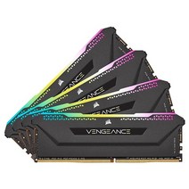 CORSAIR DDR4-3600 CL18 VENGEANCE RGB PRO SL BLACK 패키지 (32GB(8Gx4))