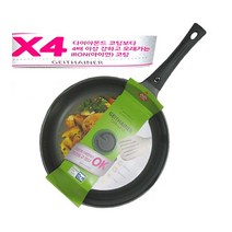 독일 가이타이너 후라이팬 20cm 다이아몬드코팅 보다 4배 강한 아이언코팅 볶음팬 멀티팬 볶음요리 계란말이 지름21/깊이5/손잡이16cm