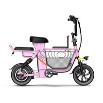 배달전기자전거 미니 가성비 Bici elettrica 소형 도시 통근용 전기 자전거 숙녀 접이식 리튬 배터리 부, 03 pink, 06 30A