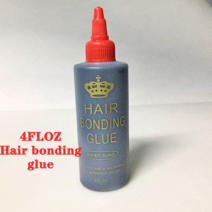 헤어 본딩 접착제 슈퍼 홀드 본드 접착제 헤어 본딩 및 4 floz 헤어 본딩 리무버 액체 가발 본딩 접착제, 01 4 fl oz Glue