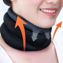 잭팟시장 일자 밴드 목 이 아플때 뻐근할때 연골 불편할때 편한 W45FD39, 1개