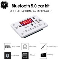 MP3플레이어블루투스 V5.0 MP3 플레이어 스피커 디코딩 보드 모듈 무선 USB TF 카드 슬롯/USB/FM/원격 자, 한개옵션0
