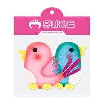 스쿨문구 유니아트 펠트 종달새 투톤 7.7x10cm