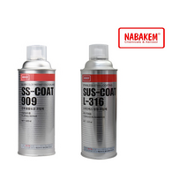 나바켐 SUS-COAT L-316 아연도금제 SS-909 스테인리스 방청 코팅 SUSCOAT L316 스텐코팅제 내열 부식억제 녹방지 NABAKEM 남방, 1.은색 용융 도금코팅제 SS-COAT 909
